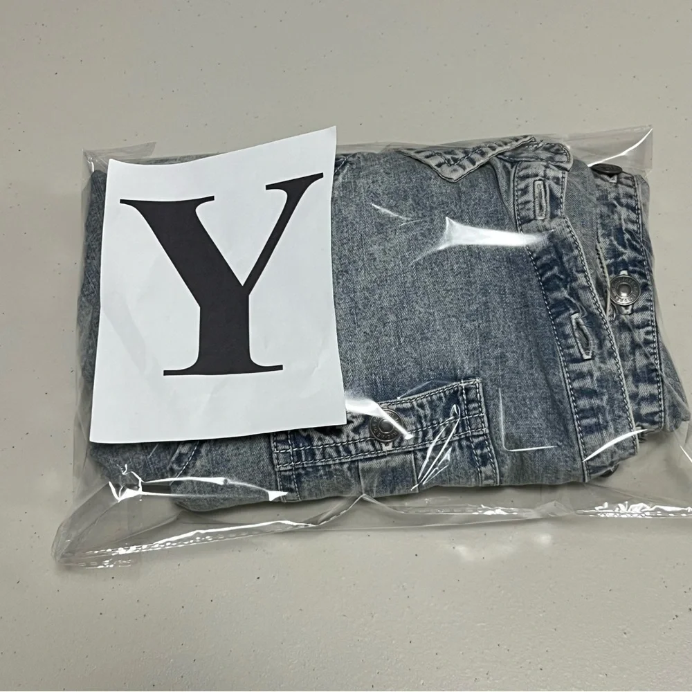 FREE PEOPLE Ronnie Denim Mini Dress In Worn In Wash - Picture 11 of 11